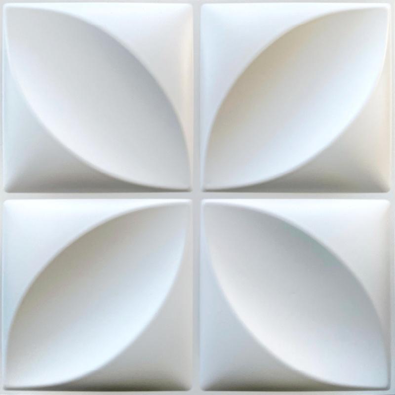 12 Stück 3D-geprägtes Wandpaneel PVC 0,8 cm dick für Heim-/Hotel-Hintergrundwand-Dekoration