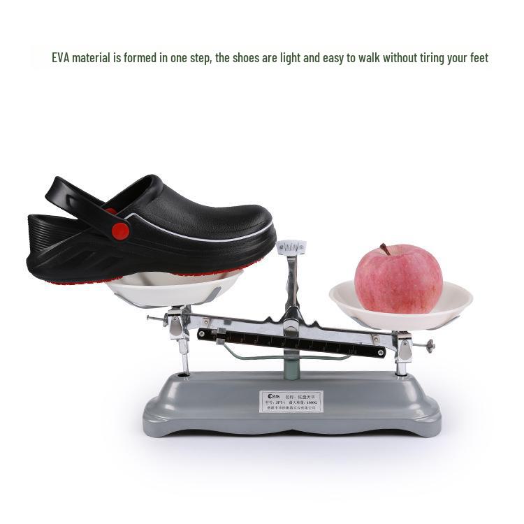 Oil-Proof Non-Slip Safety Work Shoes: Anti-Smash Protective Chef Footwear