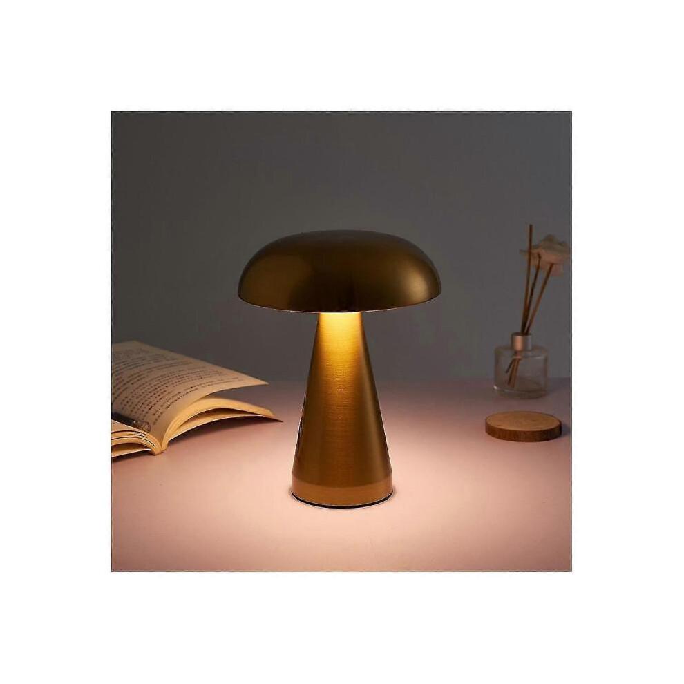 Mushroom Lamp LED Bar Table Lamp Hotel Cafe Outdoor Decorative Table Lamp Bedside USB Charging Nigh