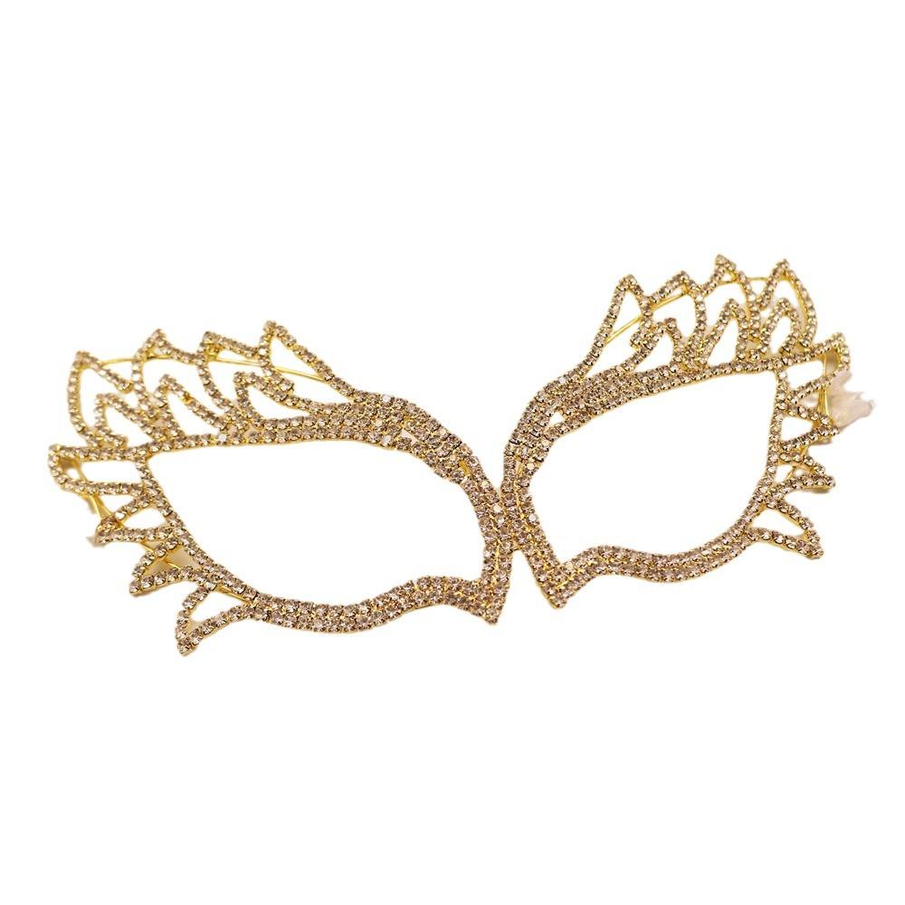 European And American New Creative Gift Mask Handmade Wings Rhinestone Sexy Mask Temperament Eye Mask