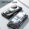 For Pura 80 Pro Plus Magnetic Adsorption Double-Sided Tempered Glass Phone Case for Pura 80 Pro+ 80Pro Metal Frame Hard Cover