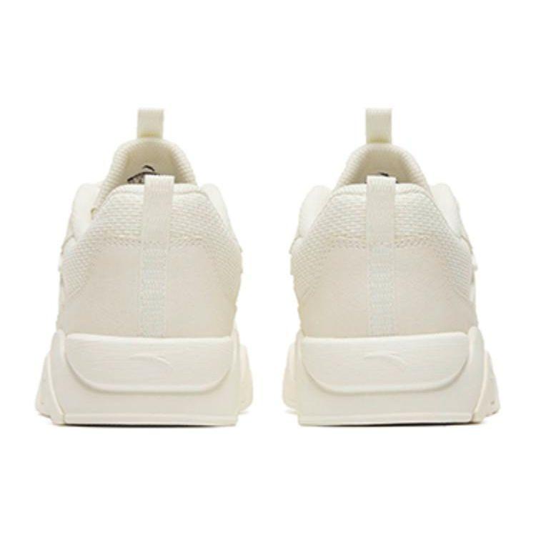 Anta Flame 3.0 Slip Resistant Shock Absorbing Durable Low Top Sneakers Women Sneakers Pure-White 122248089-3