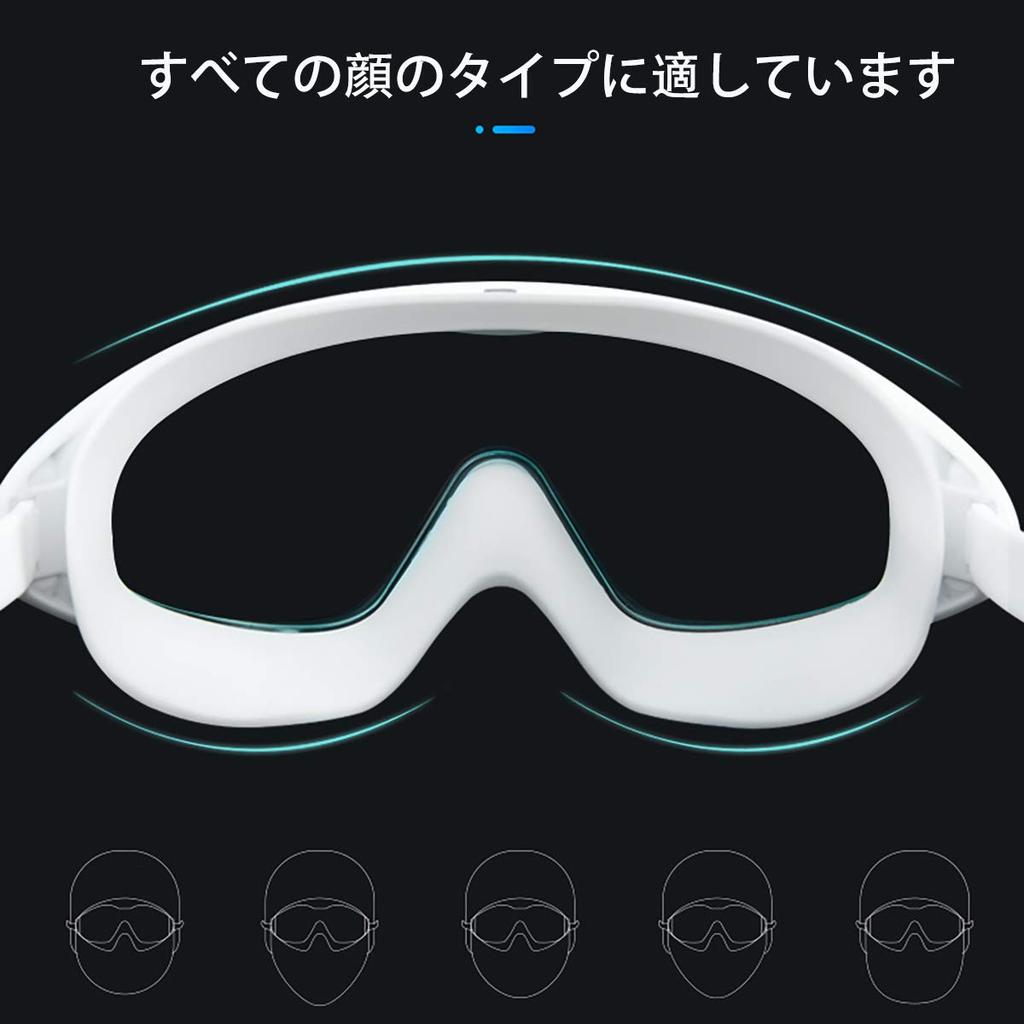 Swimming Goggles for Adults with UV Adjustable Wide Field of Large for Pool Use [ZSZY] Earplugs, Fog-Free, Protection, Fit, Clear, View,