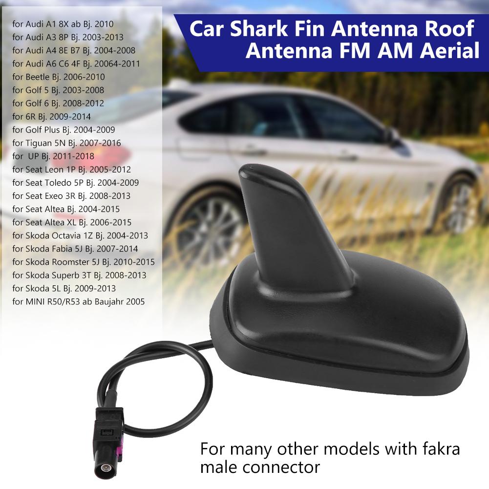 Car Aerial Car Antenna Car Replacement Antenna Car Roof Aerial Shark Fin Antenna for 5 6 6R Seat Fakra Car Roof Antenna