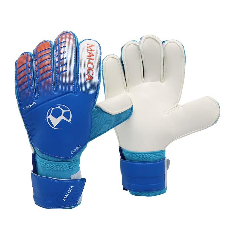 Professionelle Fußballhandschuhe für Torhüter, verdickter Latexschutz, rutschfeste Fußballhandschuhe für Erwachsene