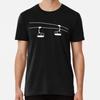 Ski Lift White T-Shirt Size S To 5XL