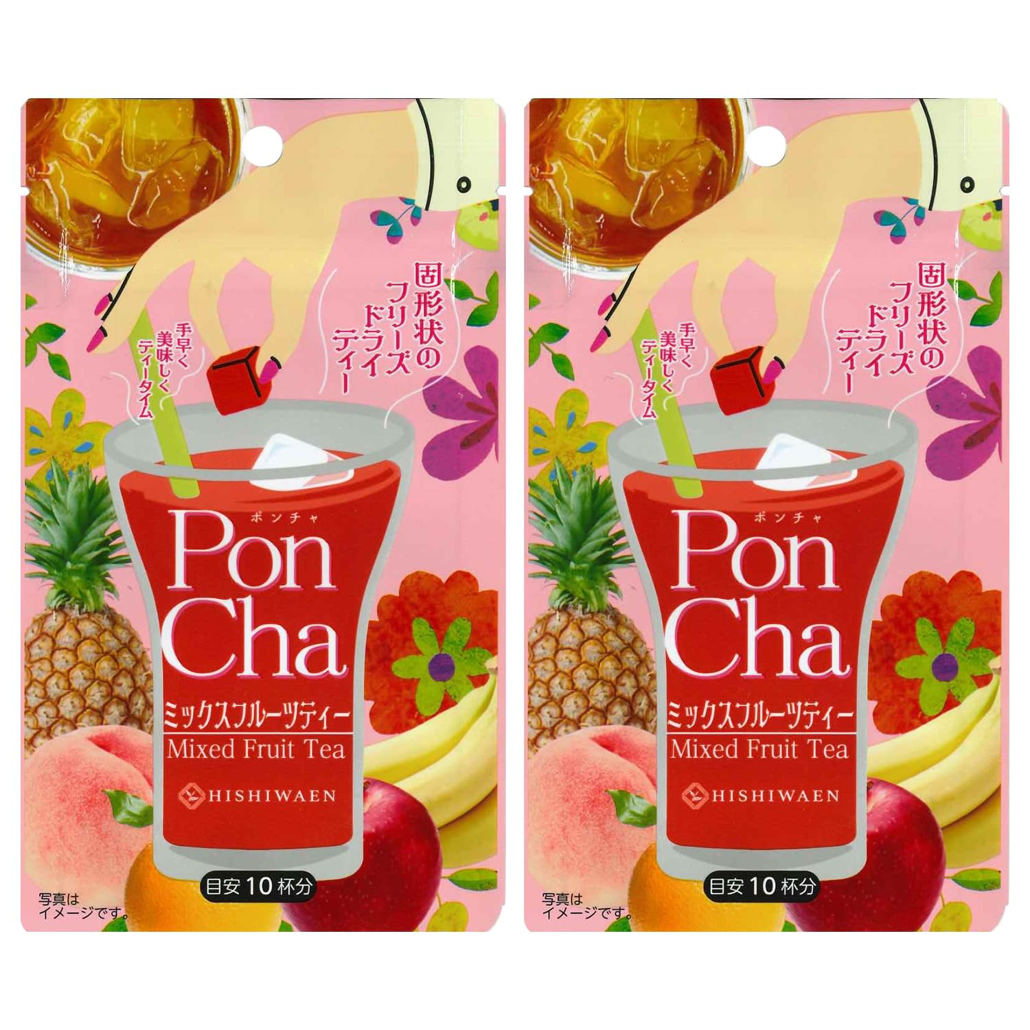 

Фруктовый смешанный чай Poncha 10 шт. x 2, сублимированный чай