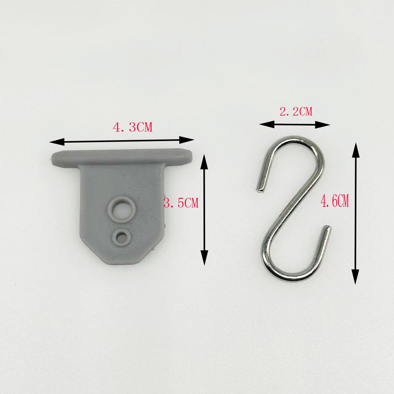 

ABS Крючки-клипсы с кольцом для тента палатки для кемпинга на открытом воздухе, вешалка для сушки одежды для автодома, кемпера, каравана, для вечеринки, держатель для фонаря, белый/черный серый