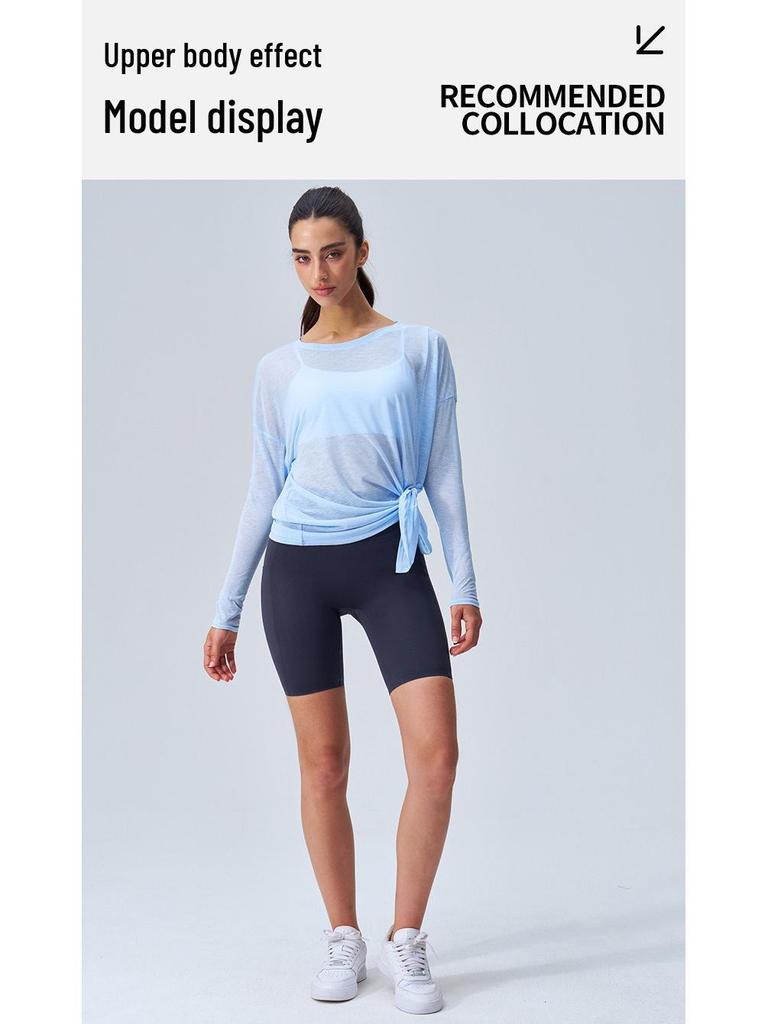 Double-Sided Tummy Control Shark Pants - Five-Pocket Hip Lift Cycling Leggings for Summer Yoga and Fitness