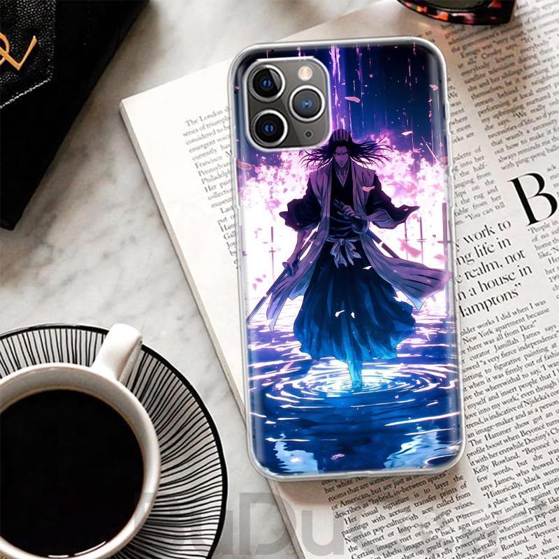 Bleach Kuchiki Byakuya Cover For iPhone 17 Air 16 16E 15 Pro Max 14 Plus 13 Mini Phone Case 12 11 7 8 SE Customized Print Shell