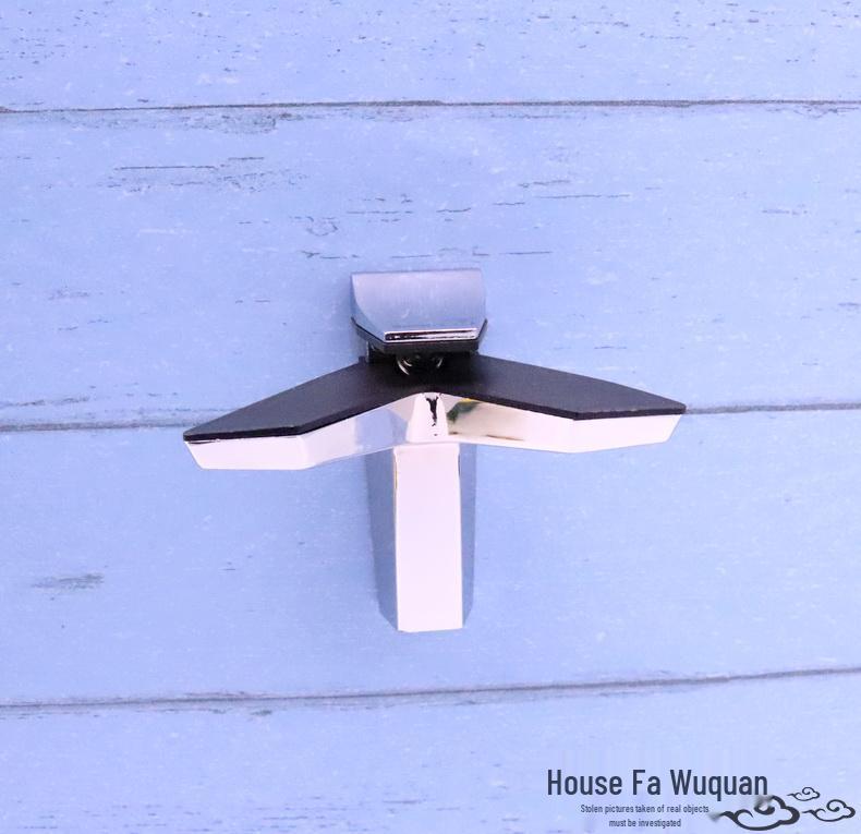 Adjustable Glass Clamp Bracket - F-Type Shelf Support (3-40mm)