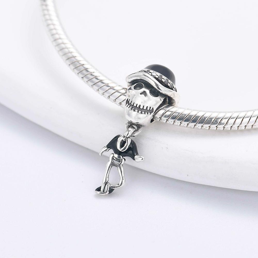 New 925 Silver Alien Warrior Spaceship Shield Charm Pendant Suitable For Bracelet Diy Exquisite Jewelry