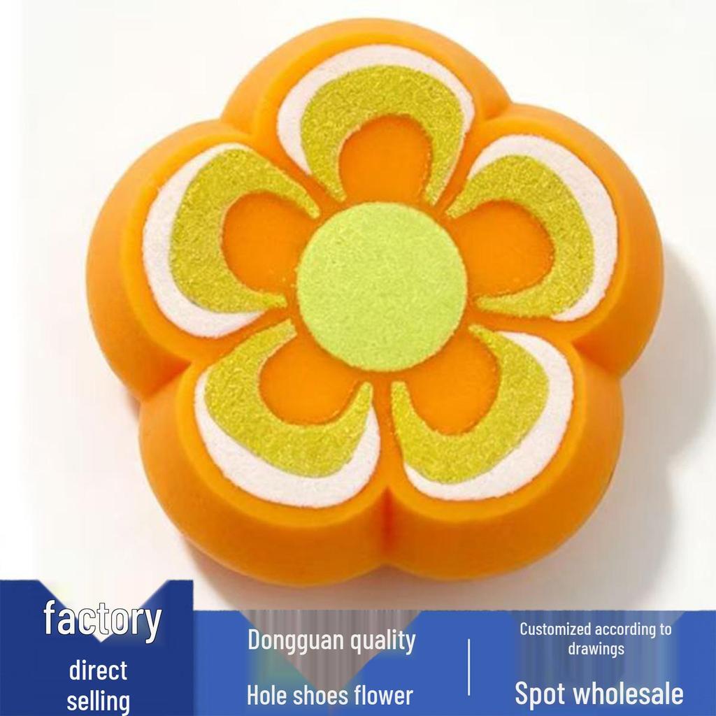 Cute Flower PVC Shoe Charms for Crocs - Versatile & Cool Decorations