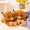 Highland Cow Plush Toy - Long-haired Scottish Cattle Simulation Doll