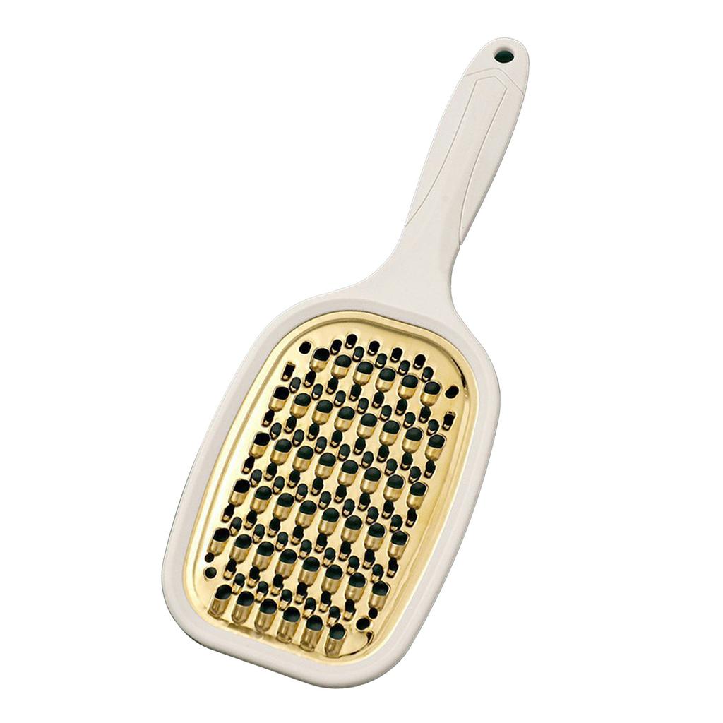 Food Grater Multi Purpose Stainless Steel Vegetable Shredder for Potato Carrot Home Kitchen White Handle