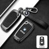 BBKT7 Zinc Alloy Leather Car Smart Key Case Cover for BMW 1 3 5 7 Series X1 X3 X4 X5 F10 F15 F16 F20 F30 F18 F25 M3 M4 E34 Sticker
