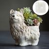 Large koala shaped succulent plant flowerpot resin silicone mold cute koala pen holder storage box gypsum molds Christmas gift