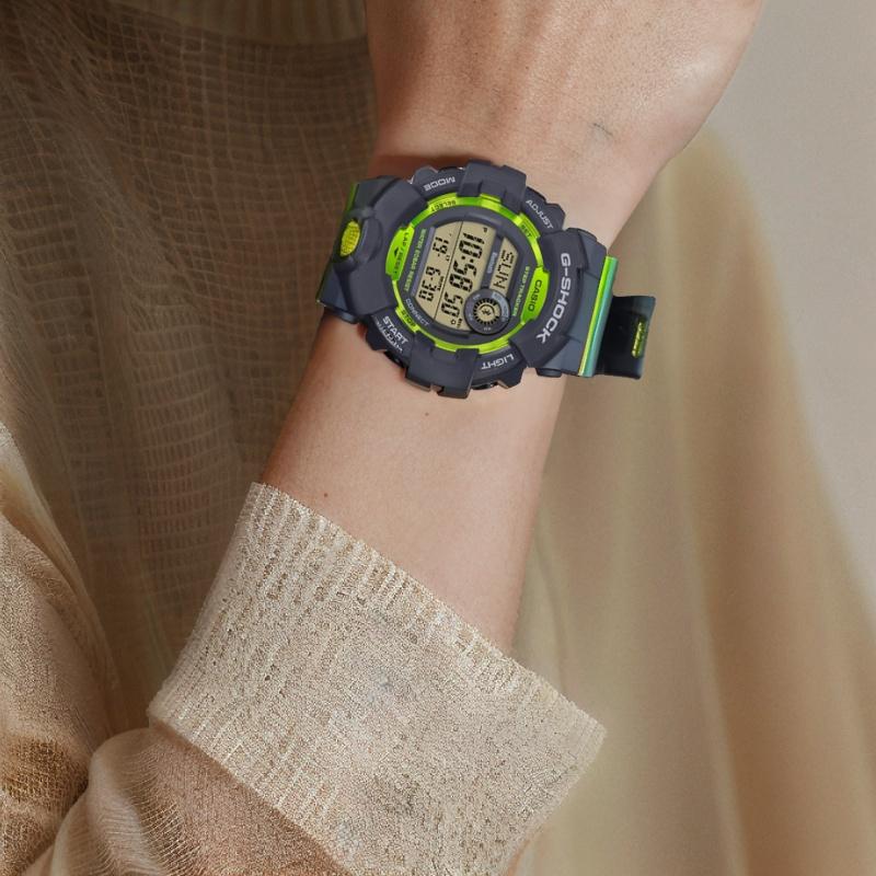 CASIO Men G-SQUAD Series Gray Watch GBD-800-8PR GBD-800-8PR