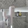 Gancio Portasciugamani per Porta Doccia 3D Destinato a Porte in Vetro da 8 mm Appendiabiti da Bagno per Vestiti Asciugamani Accappatoi Bucato Stanza del Dormitorio Appartamento