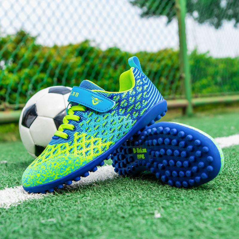 

Low top soccer boots men and women sports youth students tf crushed nails artificial turf AG nailed leather foot training shoes 30