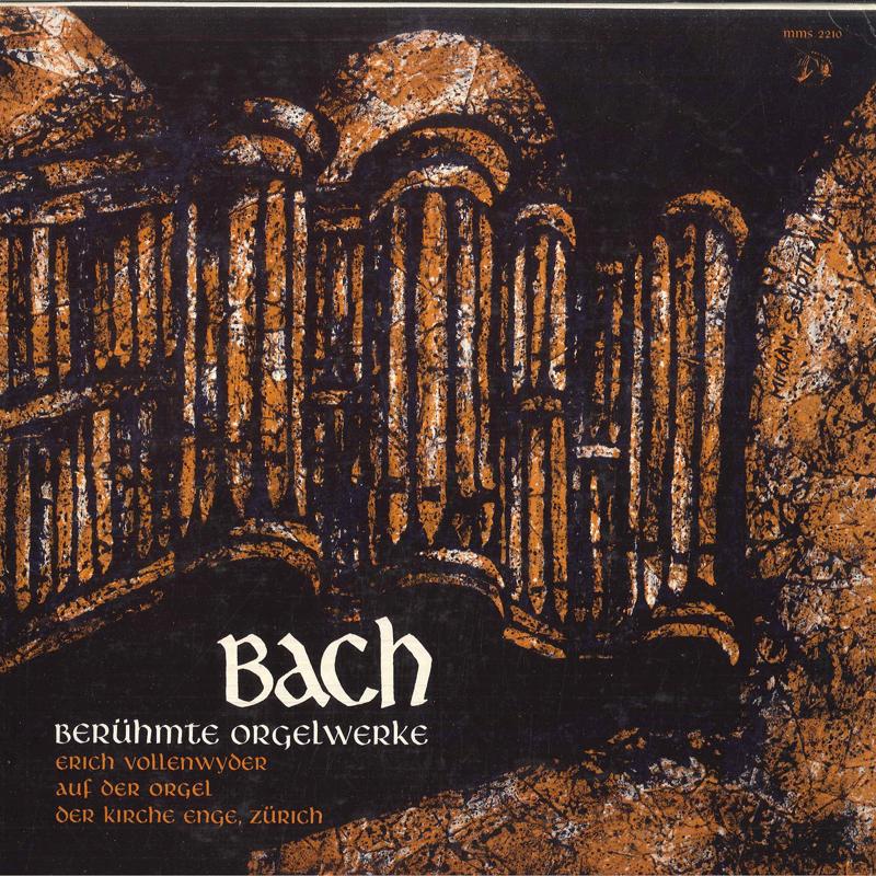 

LP Record ERICH VOLLENWYDER - Bach Beruhmte Orgelwerke MMS2210 MUSICAL MASTERP Germany Classical Used
