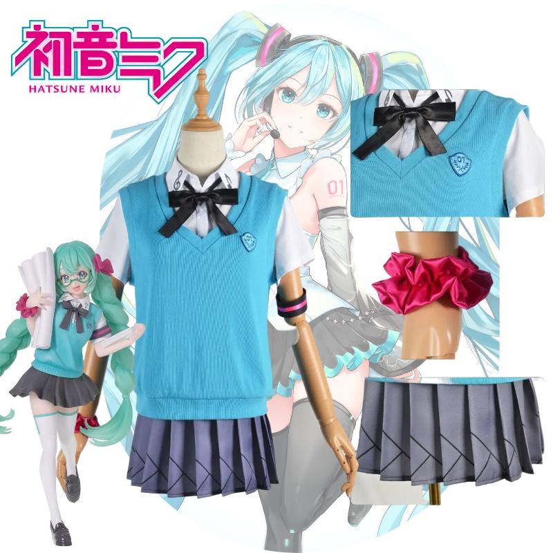 Sweet And Fresh Vocaloid Hatsune Miku 16th Anniversary Cosplay Jk Uniform