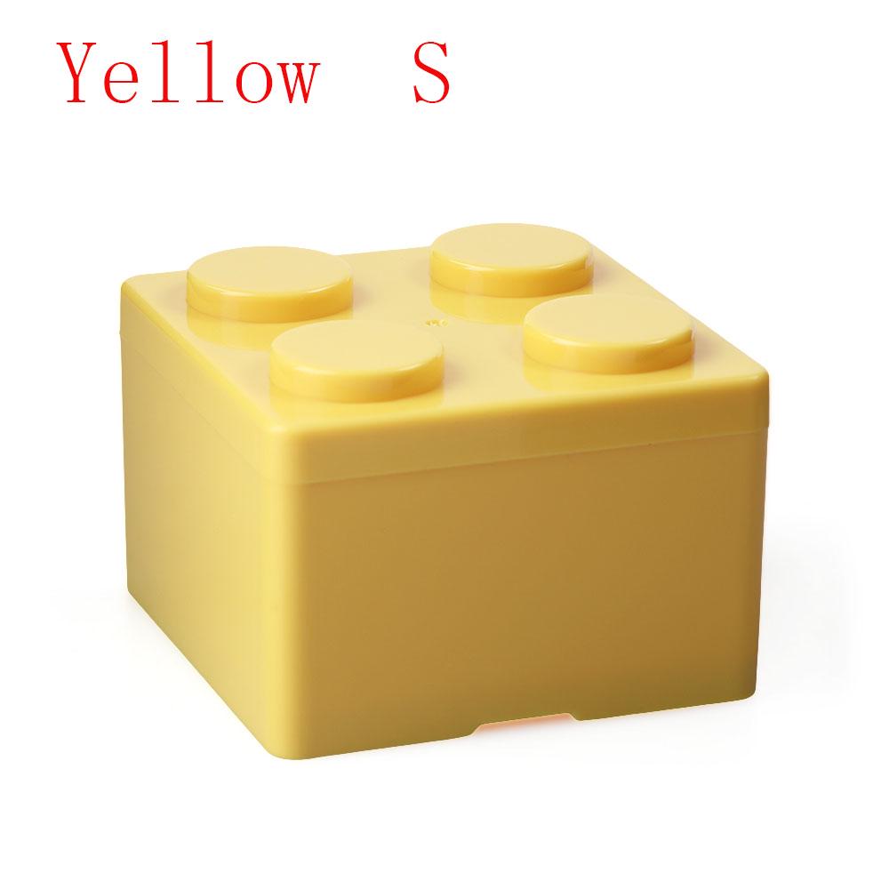 New Creative Storage Box Building Block Shapes Plastic Storage Case Saving Space Superimposed Desktop Handy Office House Keeping