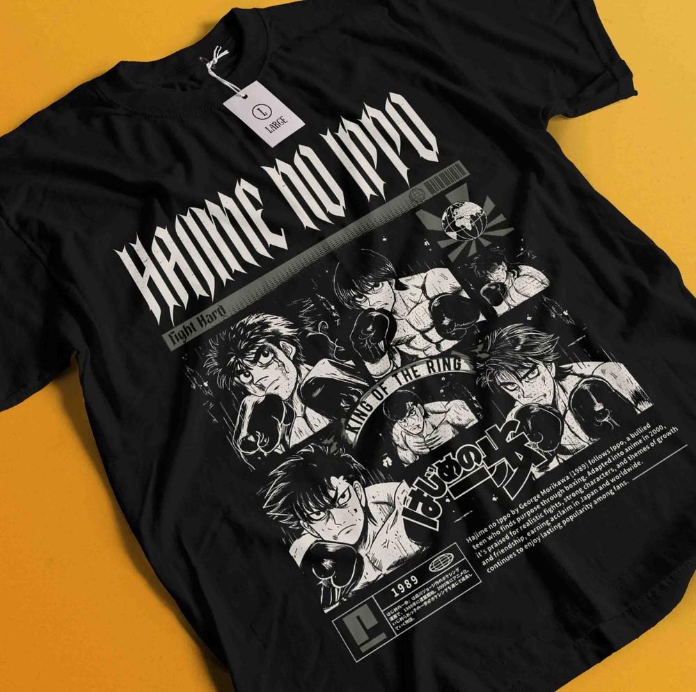 

Hajime No Ippo T-Shirt Ippo Makunouchi Kamogawa Boxing Gym Kbg Shirt All Size L