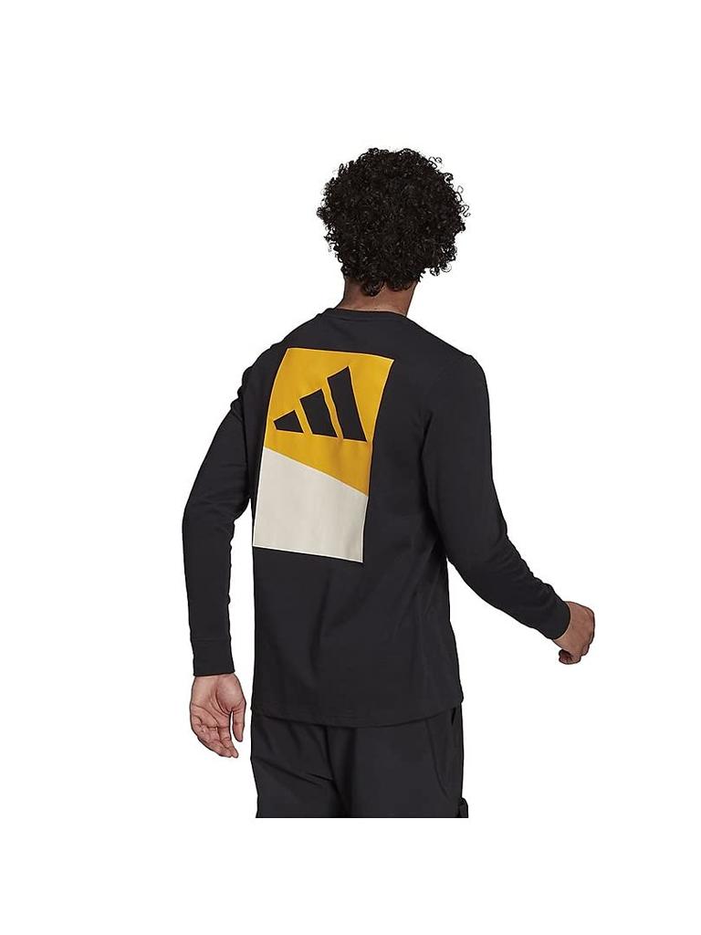 Adidas JES37 Long Sleeve Graphic Black Size S Men's T-Shirt, (GU3635),
