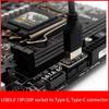 USB TYPE-E 90 Degree Adapter Chassis Front TYPE C Plugin Port For PC Motherboard