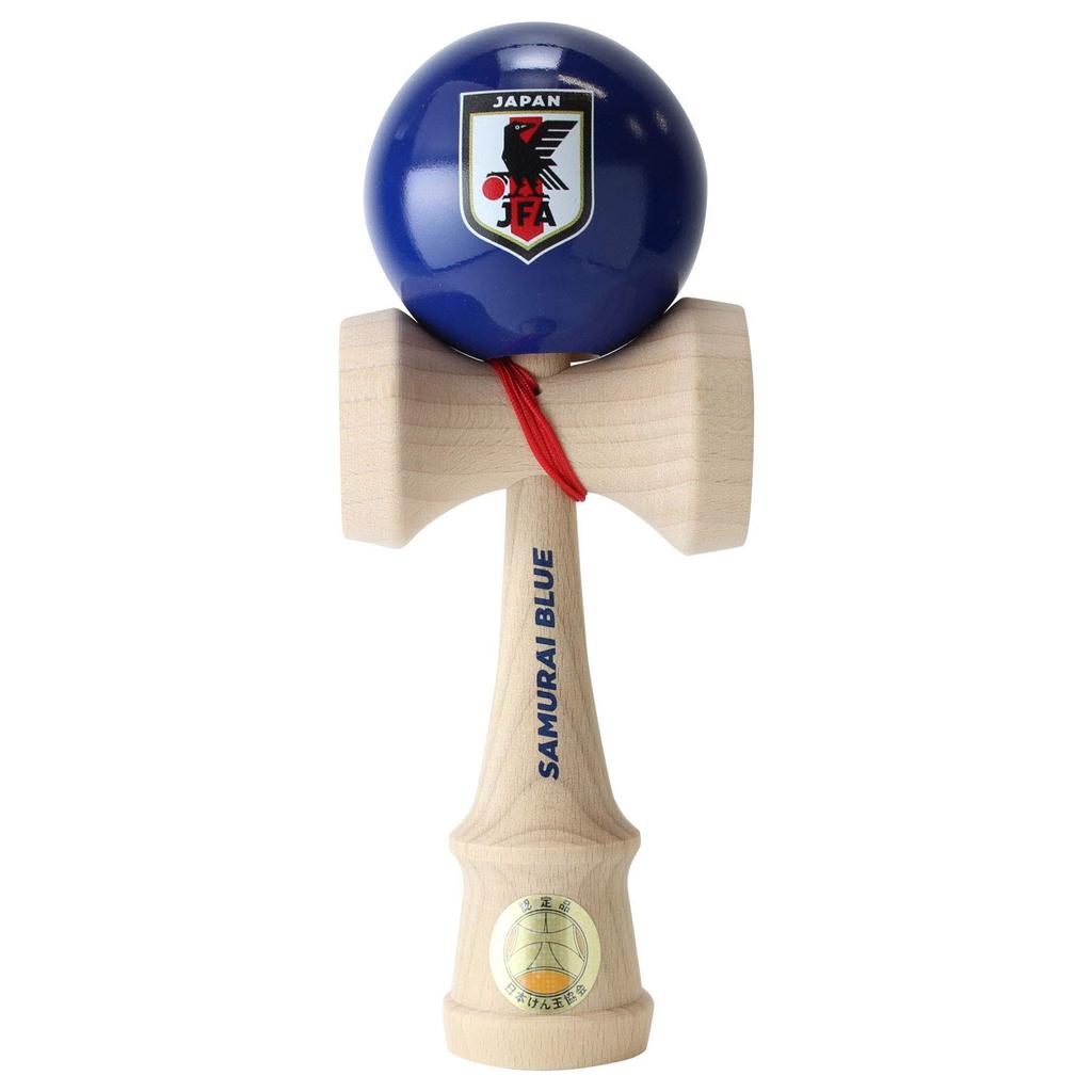 Langs Japan Yamagata Koubou Competition Kendama [Ozora] (Japan Kendama Association Certified) Samurai Blue