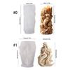 Creative Sea Maiden Shape Silicone Mold For Handmade Candle Heat Resistant Crafting Tool Ideal For Kids And Adults