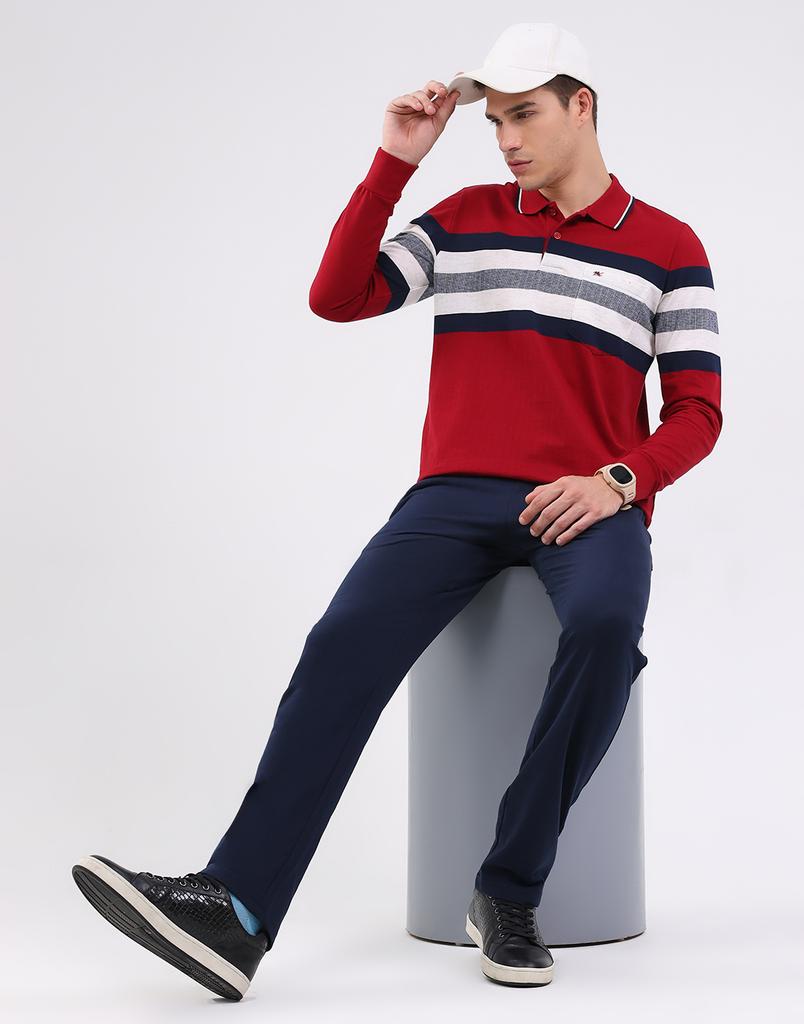 MONTE CARLO Men's Collar Neck Full Sleeve Tracksuit