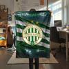 1 Stück Ferencv Rosi Torna Club Fahne Benutzerdefinierter Name Gemustert Flanell Decke Geeignet für Alle Jahreszeiten Für Heimdeko Wärme Und Komfort Geschenke Feiertagsgeschenk