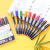 Nuovo 1 pz Tombow Fudenosuke Penna Signature Colorata Pennello Scriptliner Inchiostro Pigmentato a Base d'Acqua Calligrafia Lettering Pennarelli Giappone