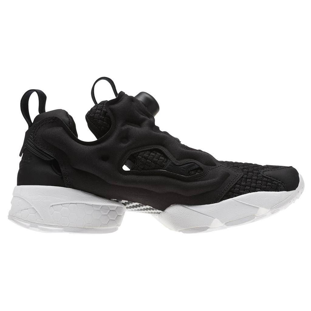Reebok Instapump Fury Woven Running Shoes Black/White Women's CM9791