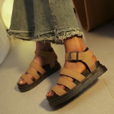 Bayan Vintage Günlük Roma Sandaletleri