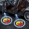 Car Door Lights Logo Projector Car Door Welcome Logo Projector Lights For Abarth Punto 124 125 500 Fiat Viaggio Car Accessory