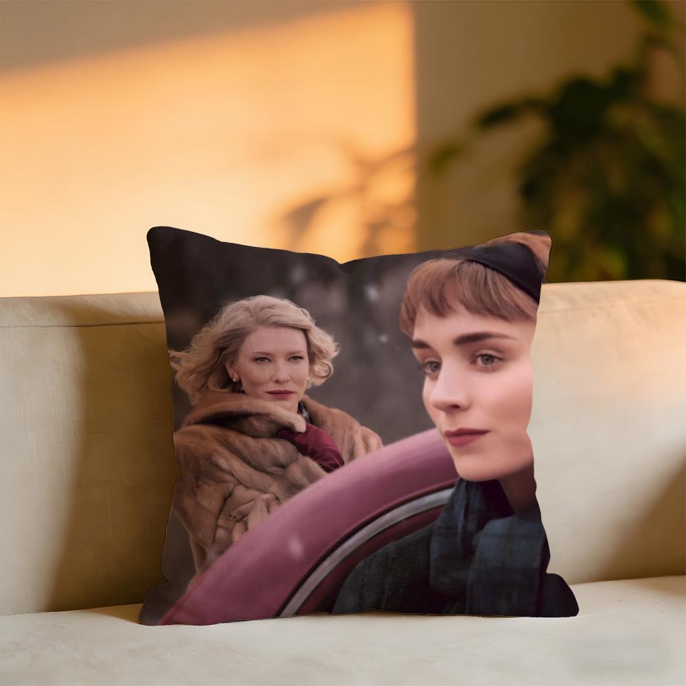 Carol Cushion Cover Cozy Velvet Throw PillowSoft Warm Cushion For Sofa Bed 30X30cm