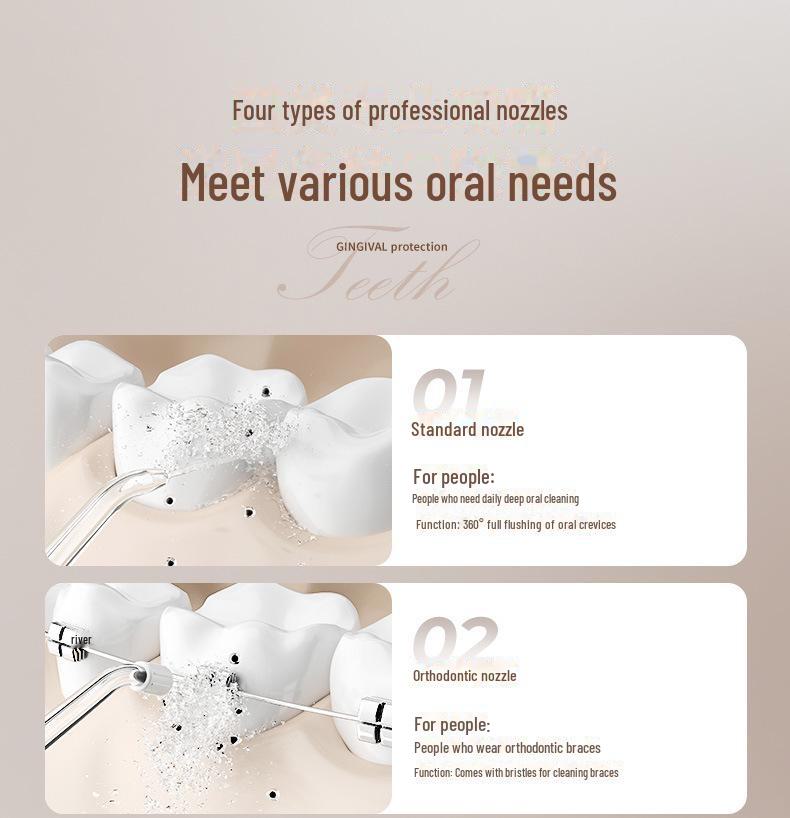 2024 Portable Electric Water Flosser for Teeth Cleaning at Home