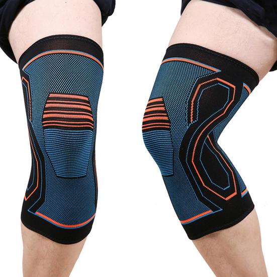 1 Pc Sports Knee Pad Breathable Elastic Comfortable to Wear Professional Sweat-absorption Protective