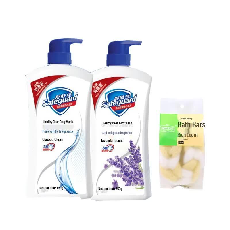 Safeguard Pure White & Lavender Shower Gel Duo Pack