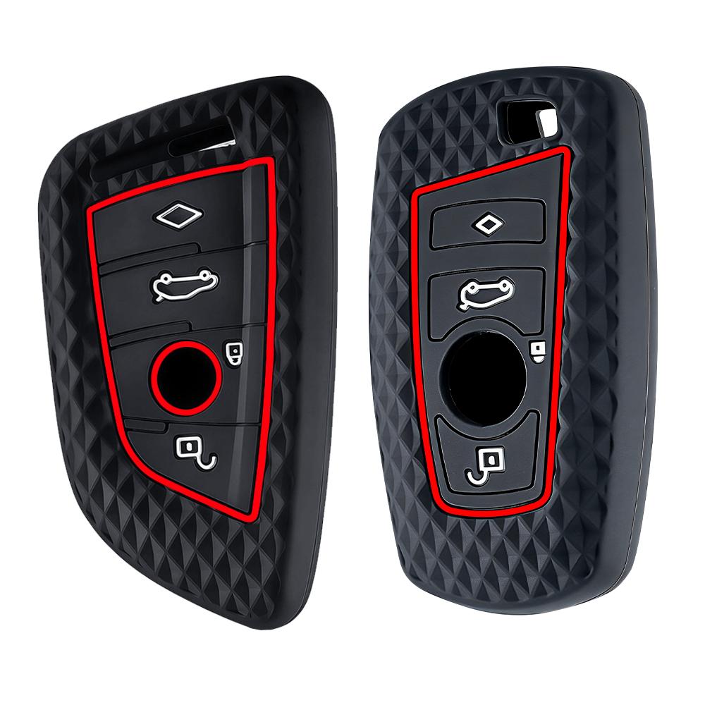 Silicone Car Key Case Cover Shell Fob For Bmw F30 F31 F32 F34 F20 F21 F07 F10 1 3 5 7 Series X1 X3 G01 X4 G02 X5 F15 F16 M3 M4