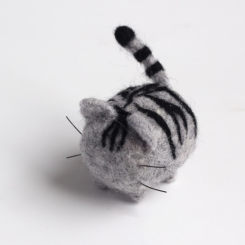 Wool Neddle Felting Poke Wool Handmade DIY Cat Dog Animal Material Bag For Beginner Diy Wool Needle Felting Craft Accessories