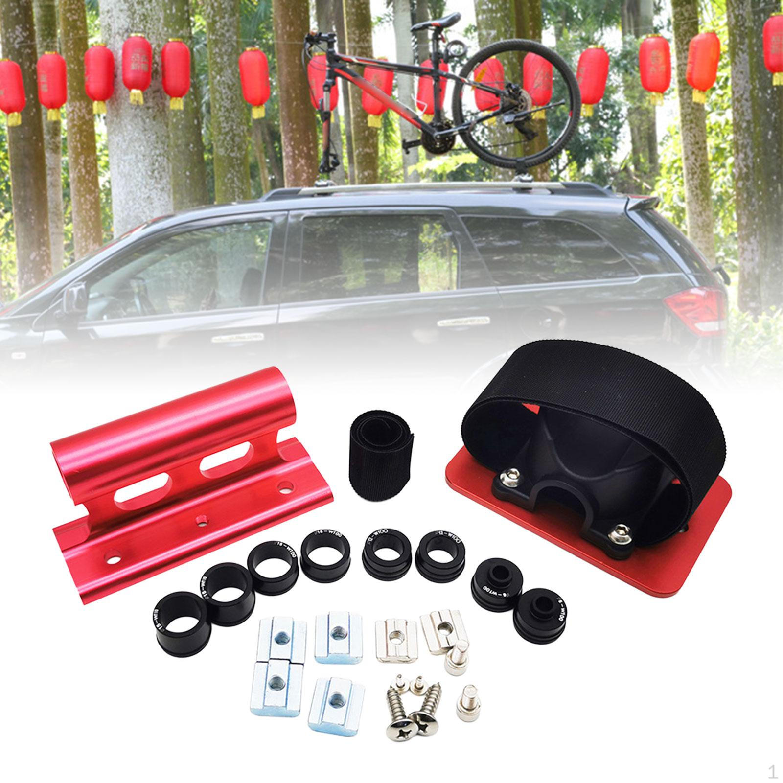 

Набір для кріплення на вилці для велосипедного блоку Стійки для велосипедів Автомобілі Носії Алюмінієвий сплав Стабільні практичні підставки червоний