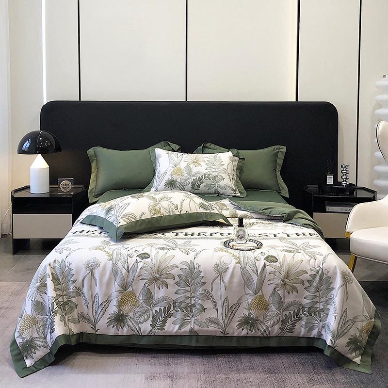 

Летнее одеяло Ice Silk Cool Thin Quilt Stitch Plaid Office Nap Knee Duvet Adult Children Washing Air Conditioning Beds 200X230cm