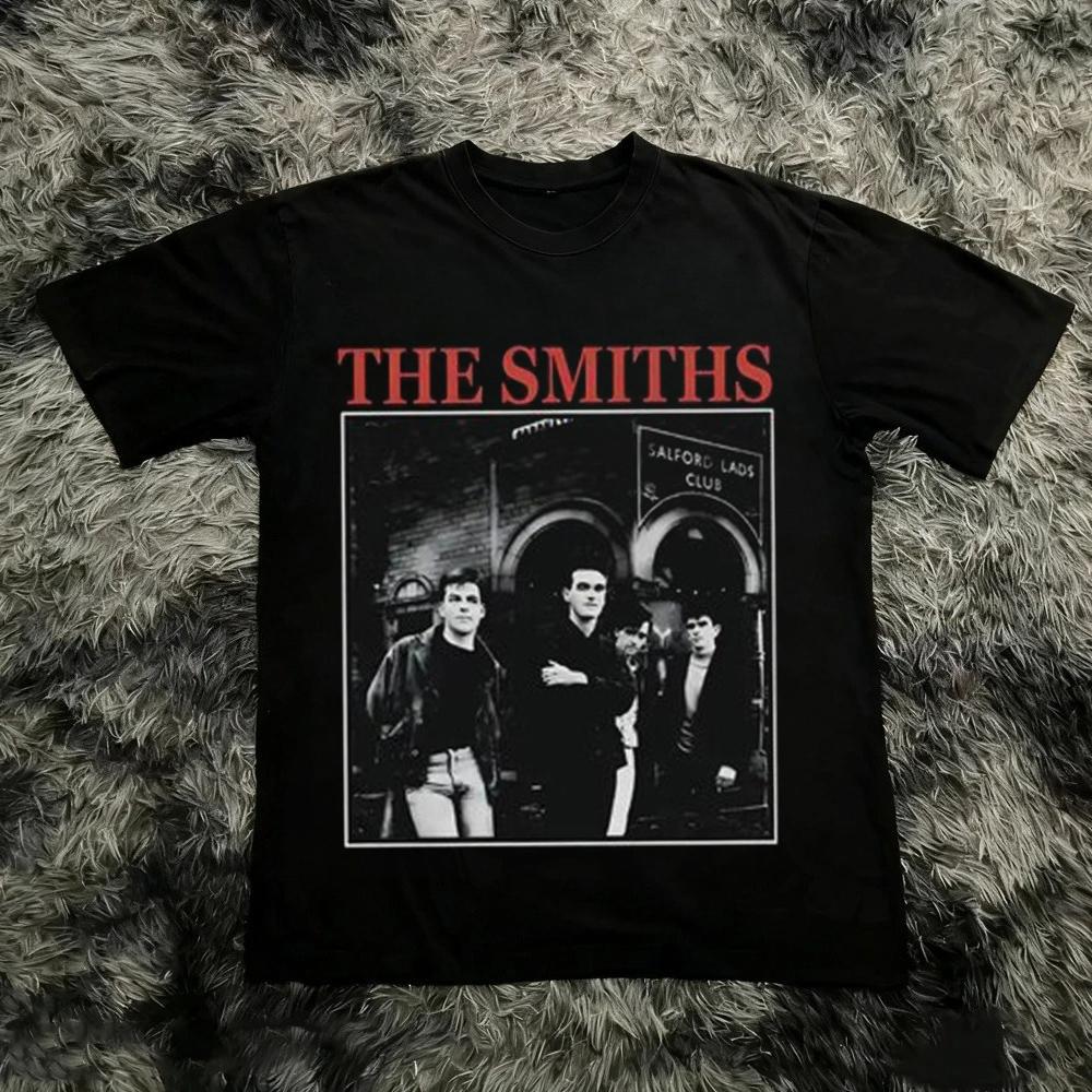 Retro The Queen Is Dead Graphic The Smiths Short Sleeve Tshirt Men Women Cotton Casual Round Neck Top For Spring Summer Outfits