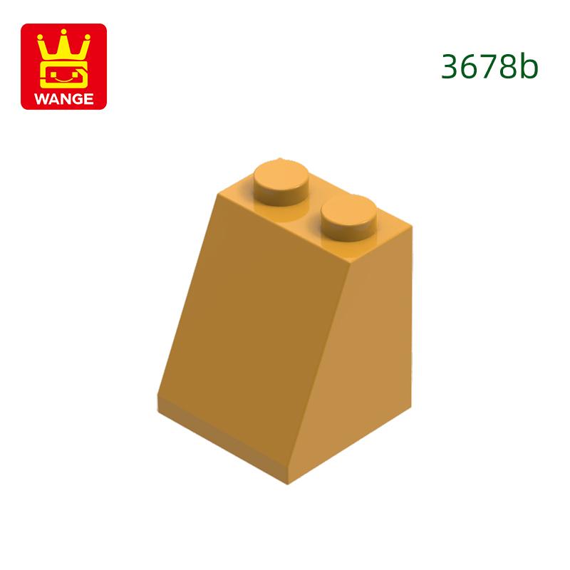 53Pcs/lot 3678 Roof Tile 2X2X2 Dots 65degree Block Moc Hue Accessories Compatible featuring Brick DIY Children's Plaything Assembly