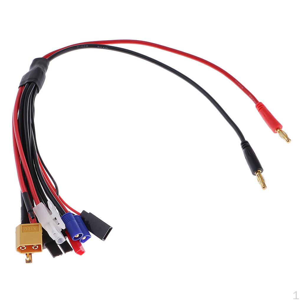 RC Battery Multi Charger Plug Adapter Connector Charging Cable