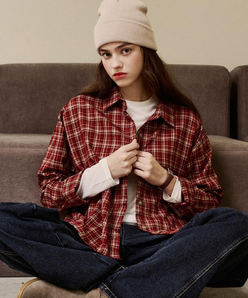 LUSIDA Ellie Vintage Check Shirt_2 Colors